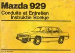 Mazda instructie 929, Ophalen of Verzenden