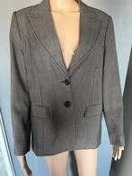 Escada Blazer Wol/Zijde Maat 44, Bruin, Maat 42/44 (L), Escada, Ophalen of Verzenden
