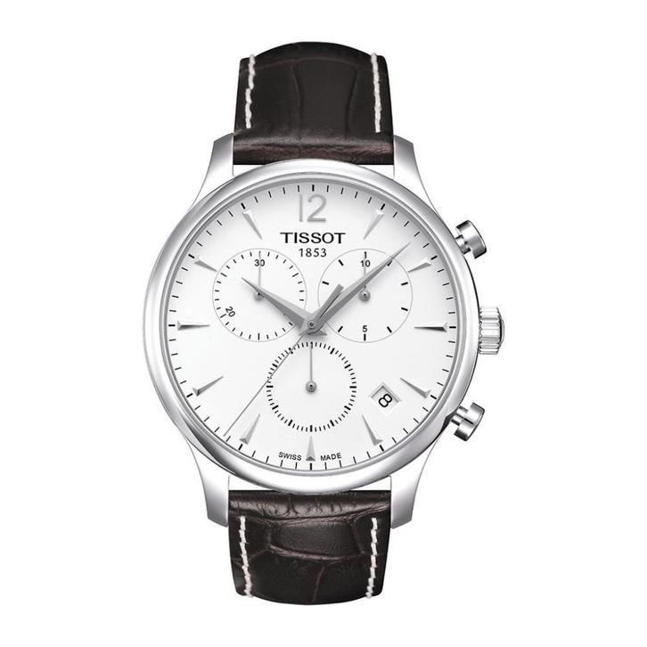Tissot Tradition Chonograph herenhorloge in prima staat, Sieraden, Tassen en Uiterlijk, Horloges | Heren, Polshorloge, Overige merken