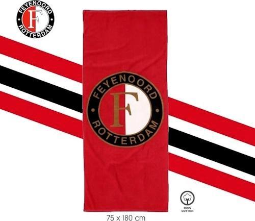 Feyenoord Strandlaken, Badlaken, 100% Katoen :: 75 x 180 cm, Verzamelen, Sportartikelen en Voetbal, Nieuw, Feyenoord, Ophalen of Verzenden