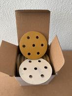 Schuurpapier klittenband 90mm 7 stofgaten nieuw 50 stuks, Ophalen of Verzenden, Nieuw