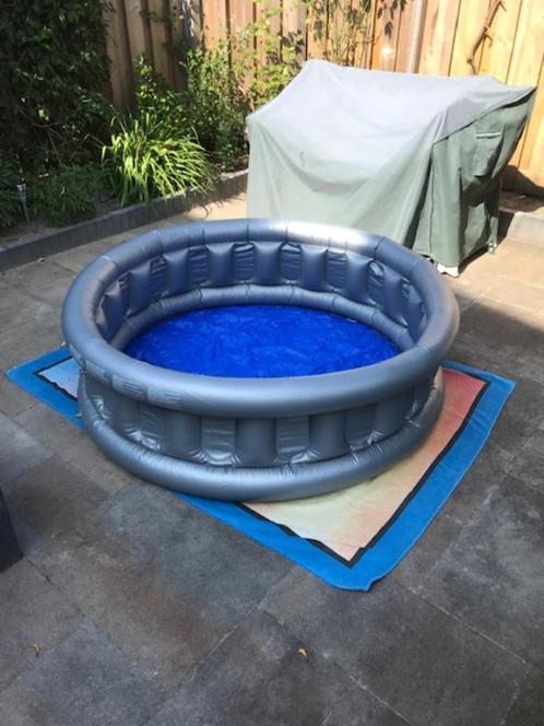 Zwembadje doorsnede ongeveer 135cm, hoogte 50cm, Tuin en Terras, Zwembaden, Opblaaszwembad, Minder dan 80 cm, 200 tot 400 cm, 300 cm of meer