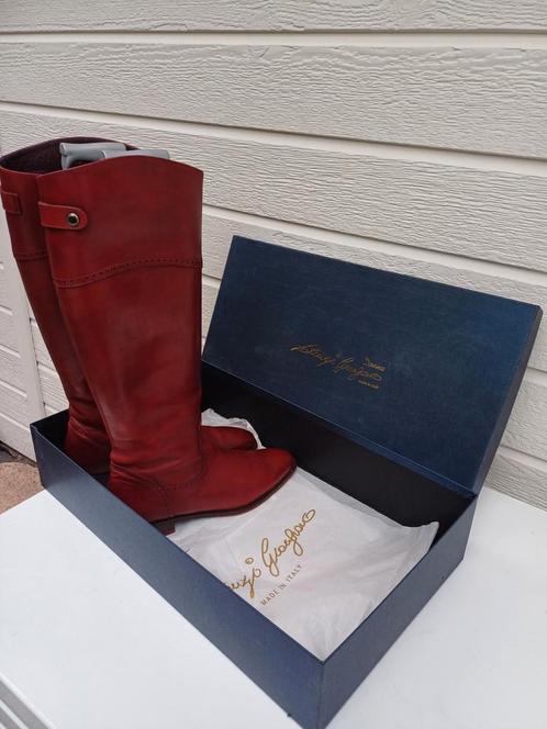 Lange dameslaars kleur wijnrood, merk Latanzi., Kleding | Dames, Schoenen, Zo goed als nieuw, Rood, Verzenden