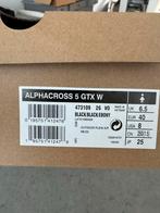 Salomon Alphacross 5 GTX W - Maat 40 - Zwart Gore-Tex, Salomon, Zwart, Nieuw, Wandelschoenen