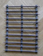 Antiek  rails recht - blik - spoor 0 - jaren 20 - x6, Antiek en Kunst, Ophalen of Verzenden