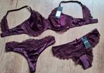 Nieuw * Noir lingerie set * 85D / M * wine tasting, Hunkemöller, Ophalen of Verzenden, Paars, Setje