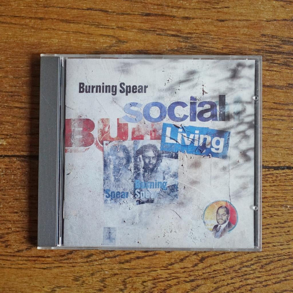 Burning Spear - Social Living / Blood & Fire Reggae CD, Ophalen of Verzenden, Gebruikt