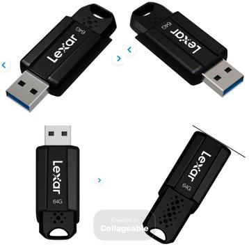 Lexar 64 GB USB stick nieuw in verpakking beschikbaar voor biedingen