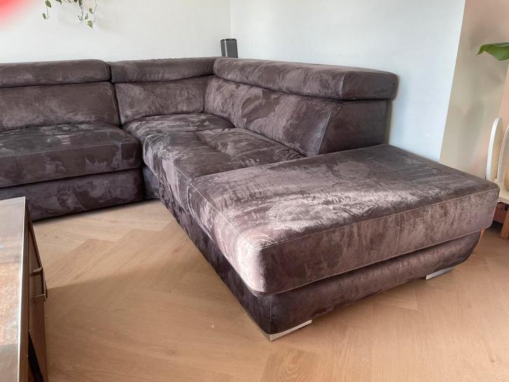 Xooon hoekbank met electrisch element, Huis en Inrichting, Banken | Complete zithoeken, Gebruikt, Stof, Ophalen