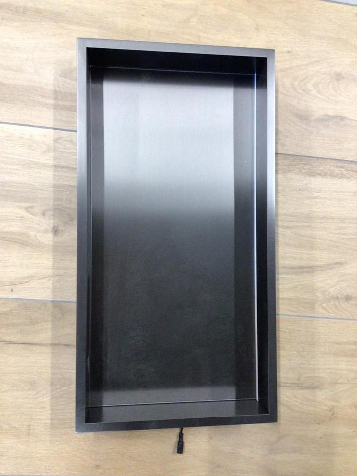 Luca Sanitair Inbouwnis Gunmetal PVD, Doe-het-zelf en Verbouw, Tegels, Nieuw, Ophalen