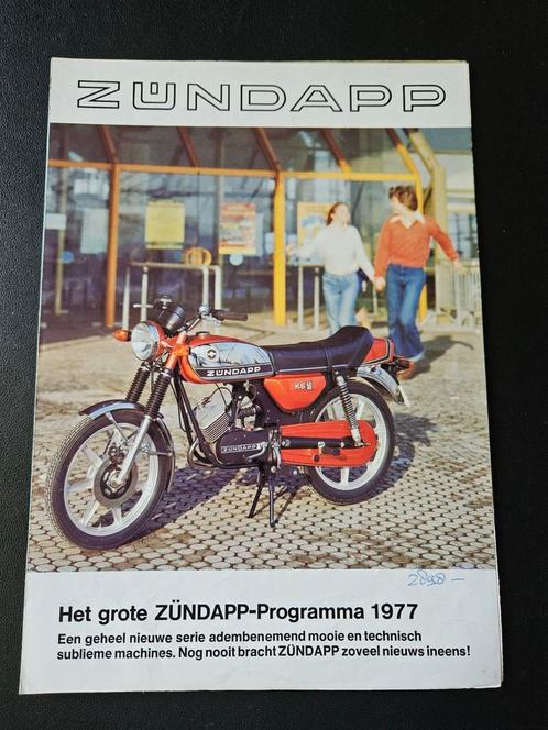 Brochure Zündapp 1977, Boeken, Auto's | Folders en Tijdschriften, Zo goed als nieuw, Ophalen of Verzenden