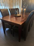 tafel met stoelen, Ophalen, Gebruikt, 100 tot 150 cm, 200 cm of meer