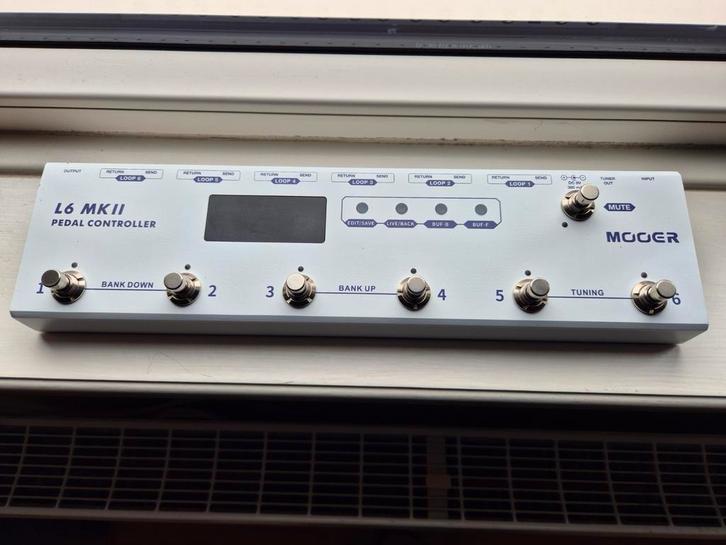Mooer L6 MKII Pedal Controller, Muziek en Instrumenten, Effecten, Zo goed als nieuw, Overige typen, Ophalen of Verzenden