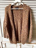 Gebreid bouclé vest maat S, Atmosphere, Bruin, Verzenden, Zo goed als nieuw