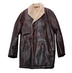 Hugo Boss mens coat JARTIC brown lamb leather, Ophalen of Verzenden, Zo goed als nieuw, Bruin