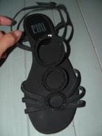 Bibi Lou feestelijke sandalen maat 38, leer, Kleding | Dames, Schoenen, Zwart, Bibi Lou, Zo goed als nieuw, Sandalen of Muiltjes