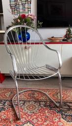 Draadstoel in de stijl van Rinaldi chroom., Ophalen, Zo goed als nieuw, Metaal, Eén