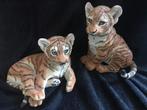Twee prachtige tijger beelden , geweldig als cadeau., Verzamelen, Beelden en Beeldjes, Ophalen, Zo goed als nieuw, Dier
