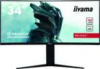 Iiyama G-Master Red Eagle GB3466WQSU-B1 Zwar, Iiyama G-master, IPS, 101 t/m 150 Hz, Zo goed als nieuw