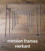 Metalen frames - vierkant - diverse maten - vanaf 1,50 euro, Hobby en Vrije tijd, Ophalen of Verzenden, Nieuw, Materiaal