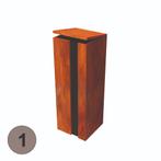 Pakketbrievenbus cortenstaal | stijlvol & onderhoudsarm, Tuin en Terras, Brievenbussen, Ophalen of Verzenden, Nieuw, Staal, Staande brievenbus