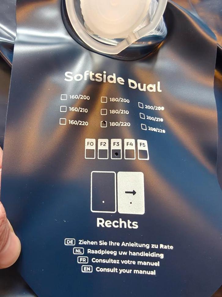 Waterbed Matras - Duo Systeem - 180x220, Huis en Inrichting, Slaapkamer | Waterbedden, Gebruikt, Duo-systeem, 180 cm, 220 cm, Tweepersoons