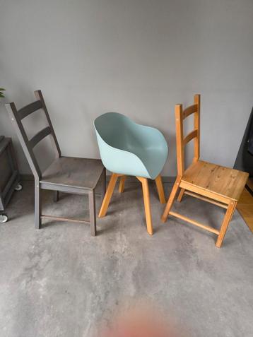 Ikea Ivar stoelen en kuipstoel - afbeelding 4