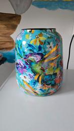 Vaas Kolibri - Metalen Pot - 24cm Intratuin, Overige materialen, Gebruikt, Overige kleuren, Ophalen of Verzenden
