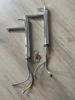 Twee hoge badkamer mengkranen verchroomd Ikea, Doe-het-zelf en Verbouw, Ophalen of Verzenden, Gebruikt, Chroom, Kraan