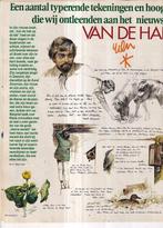 Vintage knipsel 1980 Rien Poortvliet vogels & honden, Overige typen, Ophalen of Verzenden