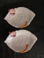 Leuke kippen bordjes, Ophalen of Verzenden, Aardewerk, Overige stijlen, Bord(en)