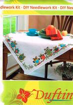 Cado duftin borduurpakket dekservet, fleurig uiltjes, Ophalen of Verzenden, Nieuw, Handborduren, Borduurpakket