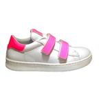 CLIC maat 27 lerensneaker wit klittenband - gratis verzenden, Schoenen, Nieuw, Clic, Verzenden