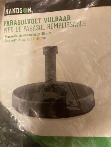 Parasolvoet vulbaar beschikbaar voor biedingen