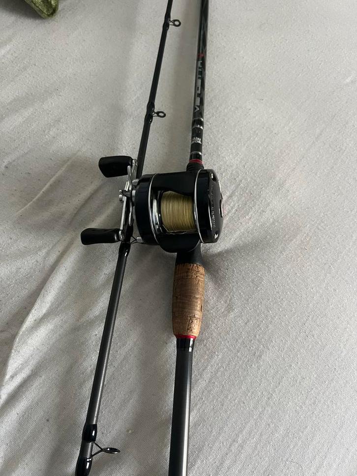 Jerkbait Set Abu Garcia + Topkunstaas, Watersport en Boten, Hengelsport | Karpervissen, Zo goed als nieuw, Complete set, Ophalen of Verzenden
