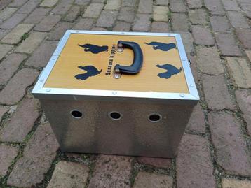 Kippen/duiven transportbox aluminium  beschikbaar voor biedingen