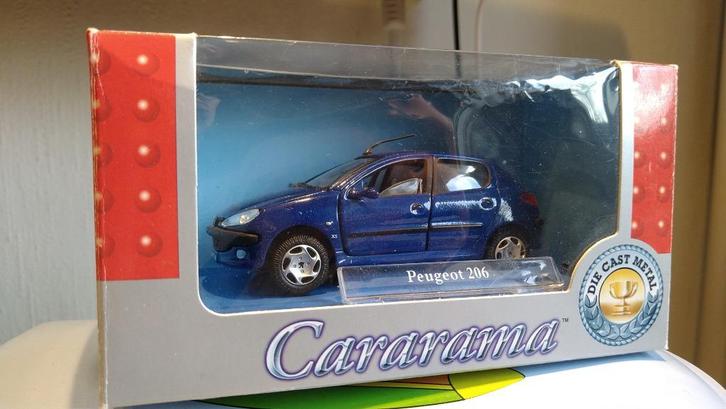 Cararama Peugeot 206 XS 5-doors Blue 1:43 nieuw, Hobby en Vrije tijd, Modelauto's | 1:43, Nieuw, Auto, Overige merken, Ophalen of Verzenden