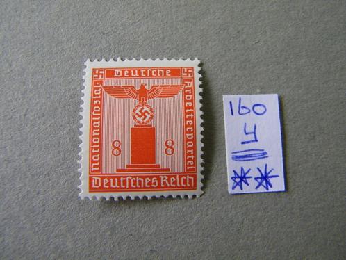 Duitse Rijk Dienstmarke MiNo 160y waagerechte gummiriffelung, Postzegels en Munten, Postzegels | Europa | Duitsland, Postfris
