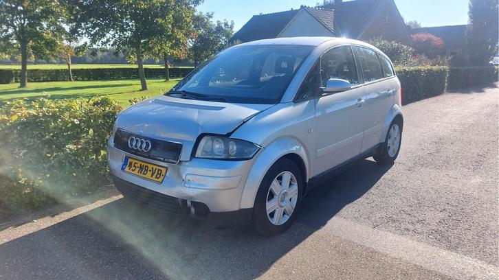 Audi A2 1.4 S Line CLIMA BJ 2003 (bj 2003), Auto diversen, Schadeauto's, Audi, Handgeschakeld, Benzine, MPV, Zilver of Grijs