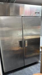 RVS Polaris koelkast Dubbeldeurs, Witgoed en Apparatuur, Koelkasten en IJskasten, Ophalen, Zonder vriesvak, 200 liter of meer
