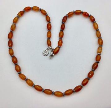Vintage ketting zilver 925 stenen Bernhard Conrad Idar BCI beschikbaar voor biedingen