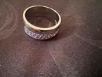 Zinzi ring met paarse steentjes, Sieraden, Tassen en Uiterlijk, Ringen, Ophalen of Verzenden, Nieuw, Zilver, Dame