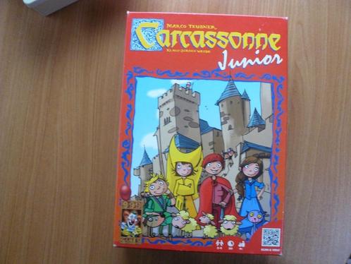 Carcassonne junior van 999 Games., Hobby en Vrije tijd, Gezelschapsspellen | Kaartspellen, Zo goed als nieuw, Een of twee spelers