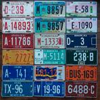 18 nummerborden nummerplaten kentekenplaten Antillen, Verzamelen, Overige Verzamelen, Ophalen of Verzenden, Zo goed als nieuw