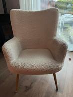 Teddystoel met voetenbankje Jysk, Huis en Inrichting, Fauteuils, Ophalen, Gebruikt, Minder dan 75 cm, 75 tot 100 cm