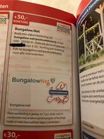 50 euro korting bungalow net, Eén persoon, Kortingsbon