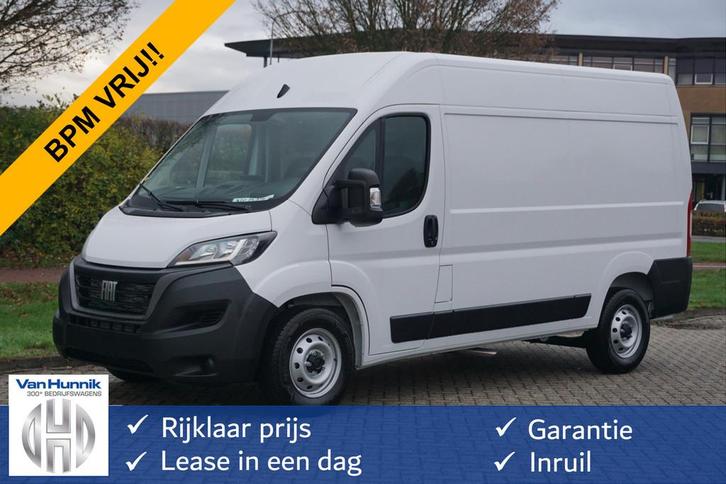 Fiat Ducato Maxi 35 2.2 140PK L2H2 BPM VRIJ! Apple CP / Andr, Auto's, Bestelauto's, Bedrijf, Te koop, ABS, Achteruitrijcamera