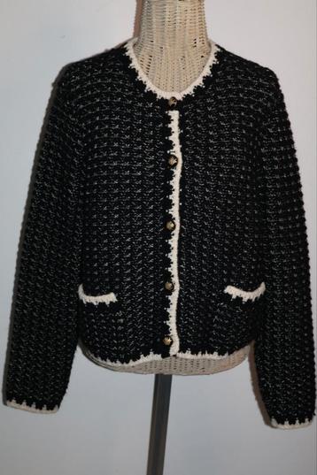 Ba&sh Vest Jasje Maat XL (42) Zwart - Heerlijk Warm! beschikbaar voor biedingen