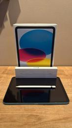 APPLE IPAD 10.9 64GB WIFI BLUE met garantie en Apple pen, Computers en Software, Apple iPads, 10 inch, Ophalen of Verzenden, Zo goed als nieuw