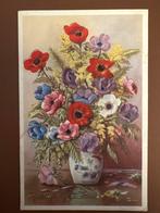 Oude Ansichtkaart - Bloemen in Vaas, Verzamelen, Ophalen of Verzenden, Voor 1920, Ongelopen